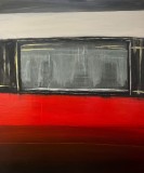 "Sul treno" Acrilico su tela 120x100